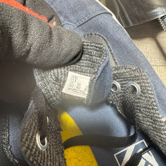 Vans Ward Denim Blue Textile Sneaker Men's Size 11.5 - Picture 5 of 7